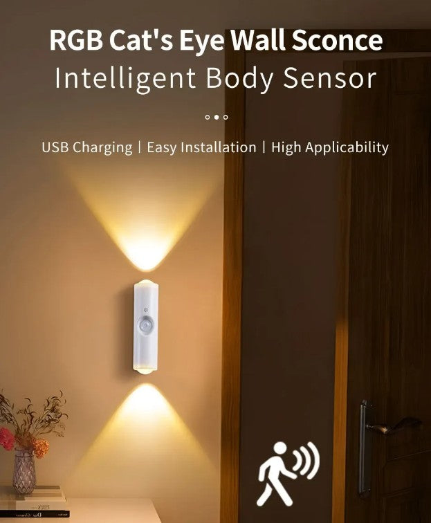 LED Motion Sensor Night Light - RGB Colour