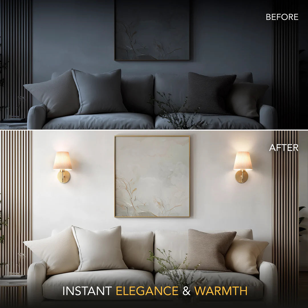 Wireless Curved Wall Lights