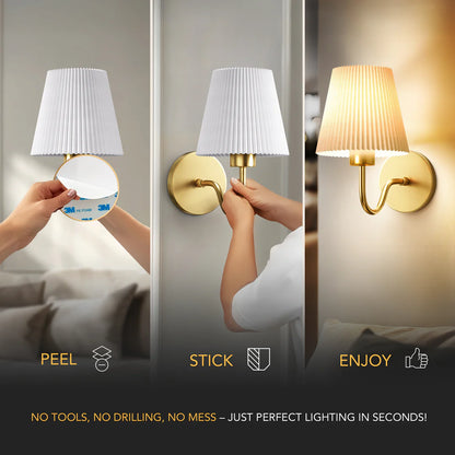 Wireless Curved Wall Lights