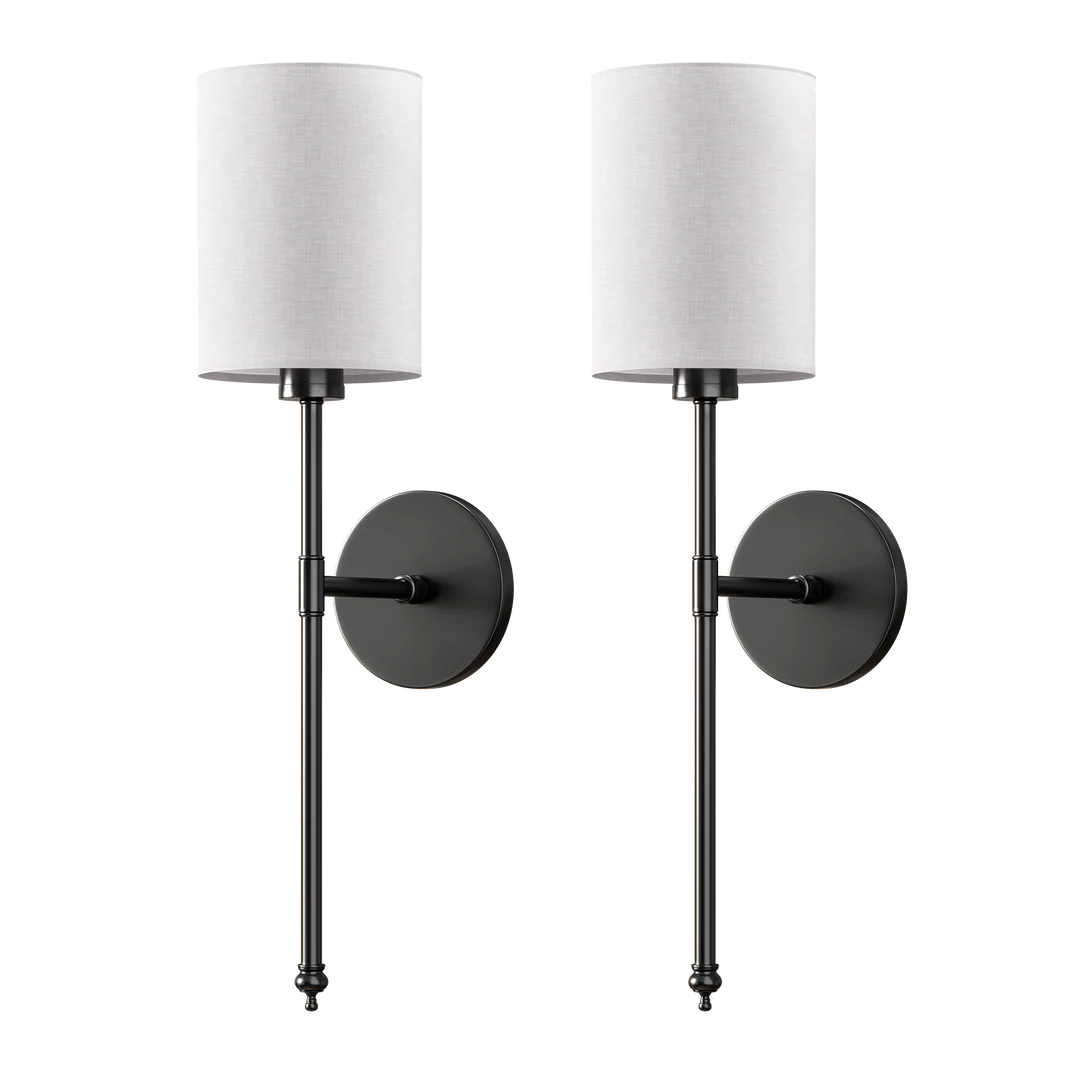 Wireless Cylindrical Wall Lights (Set of 2)