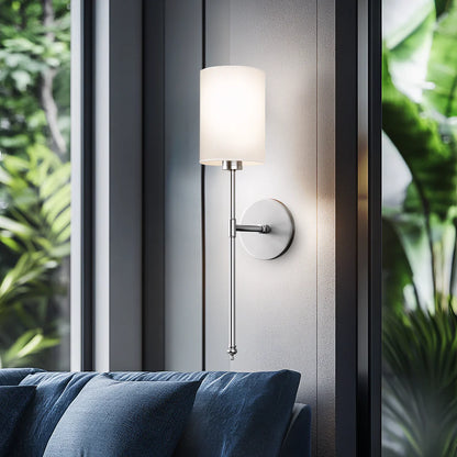 Wireless Cylindrical Wall Lights (Set of 2)