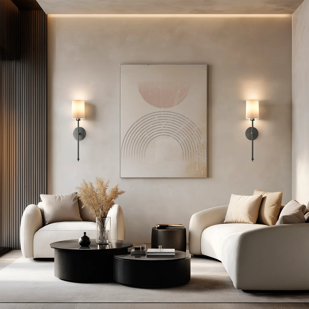 Wireless Cylindrical Wall Lights (Set of 2)