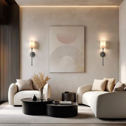 Wireless Cylindrical Wall Lights (Set of 2)
