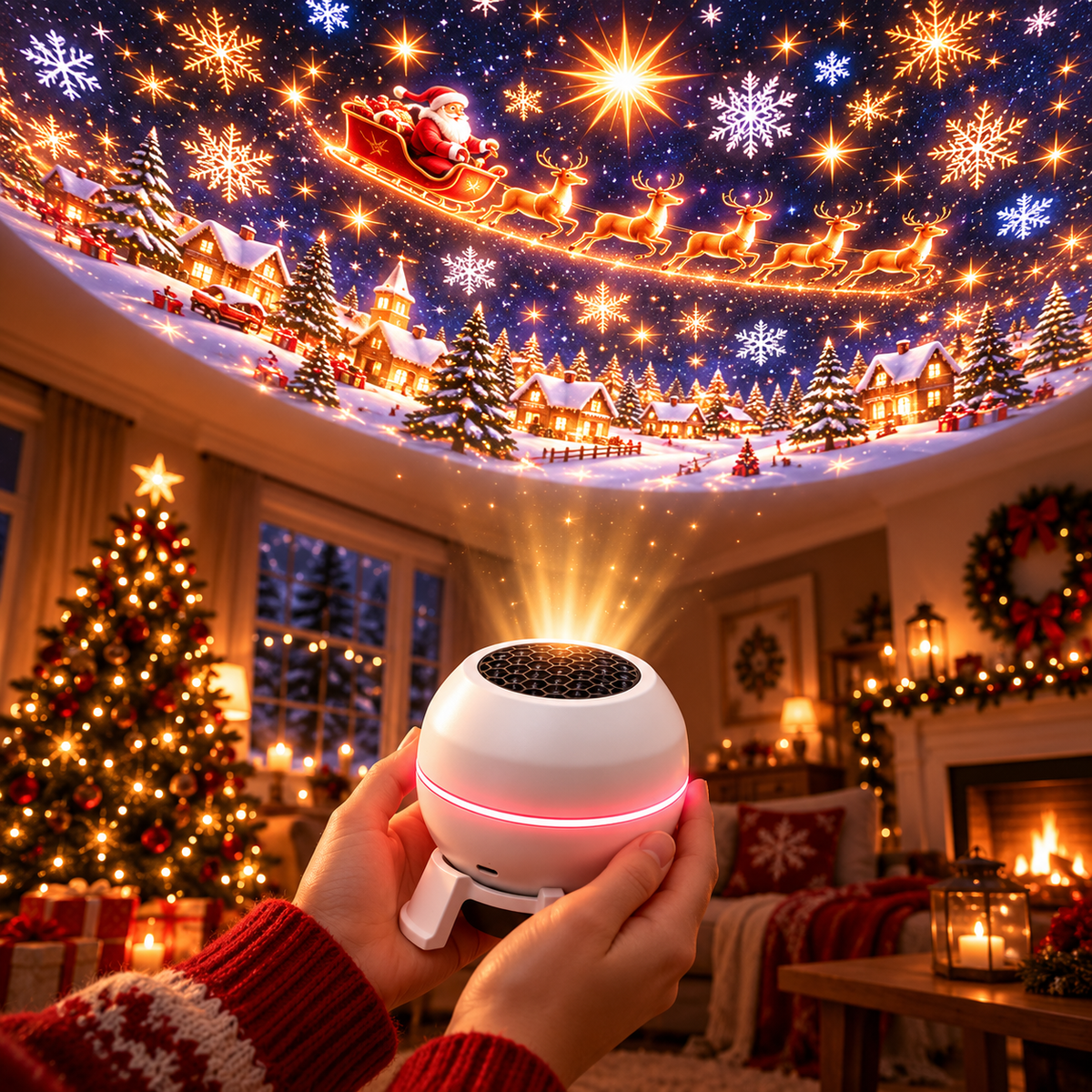 SantaGlow Light Projector