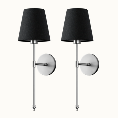 Wireless Black Wall Lights