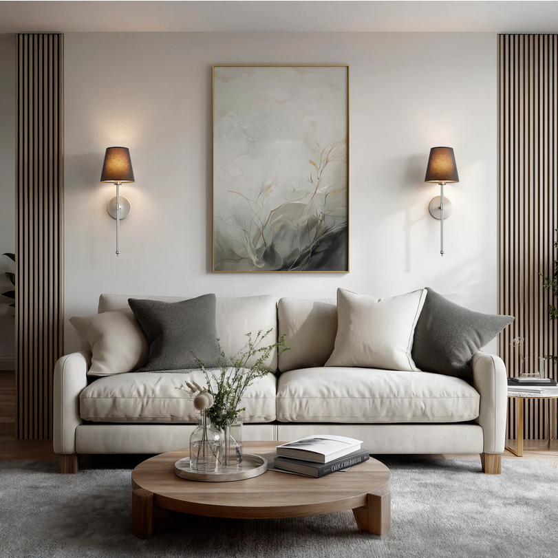 Wireless Black Wall Lights