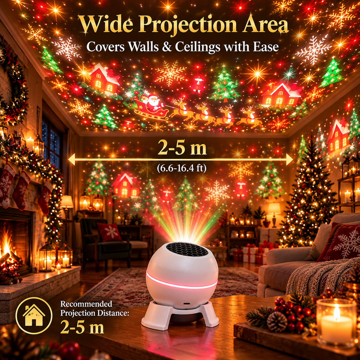 SantaGlow Light Projector