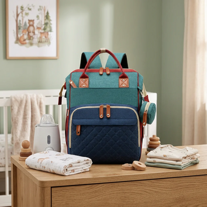 Baby Travel Diaper Backpack (3-in-1)