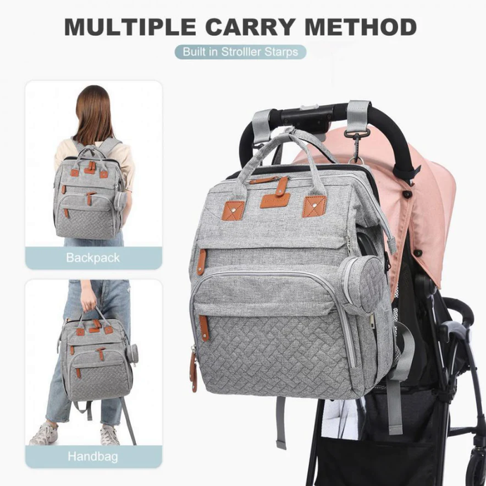 Baby Travel Diaper Backpack (3-in-1)