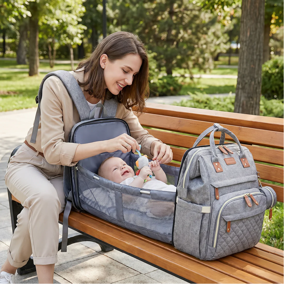 Baby Travel Diaper Backpack (3-in-1)