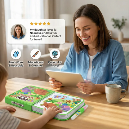 Magic Water Painting Book for Kids
