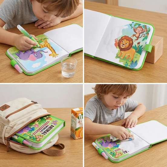 Magic Water Painting Book for Kids
