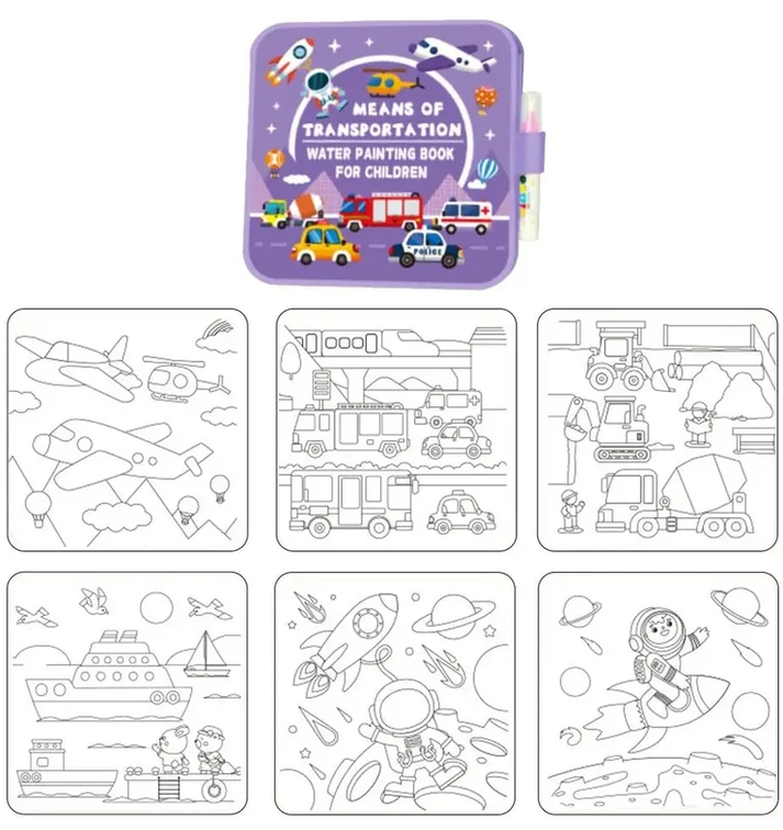 Magic Water Painting Book for Kids