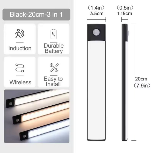 Rechargeable Motion Sensor Cabinet Wireless LED