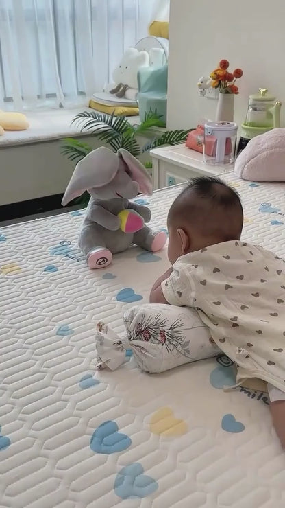 Singing Elephant Peekaboo with Moving Ears